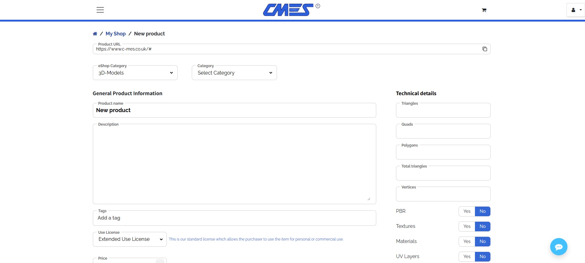 Registration example