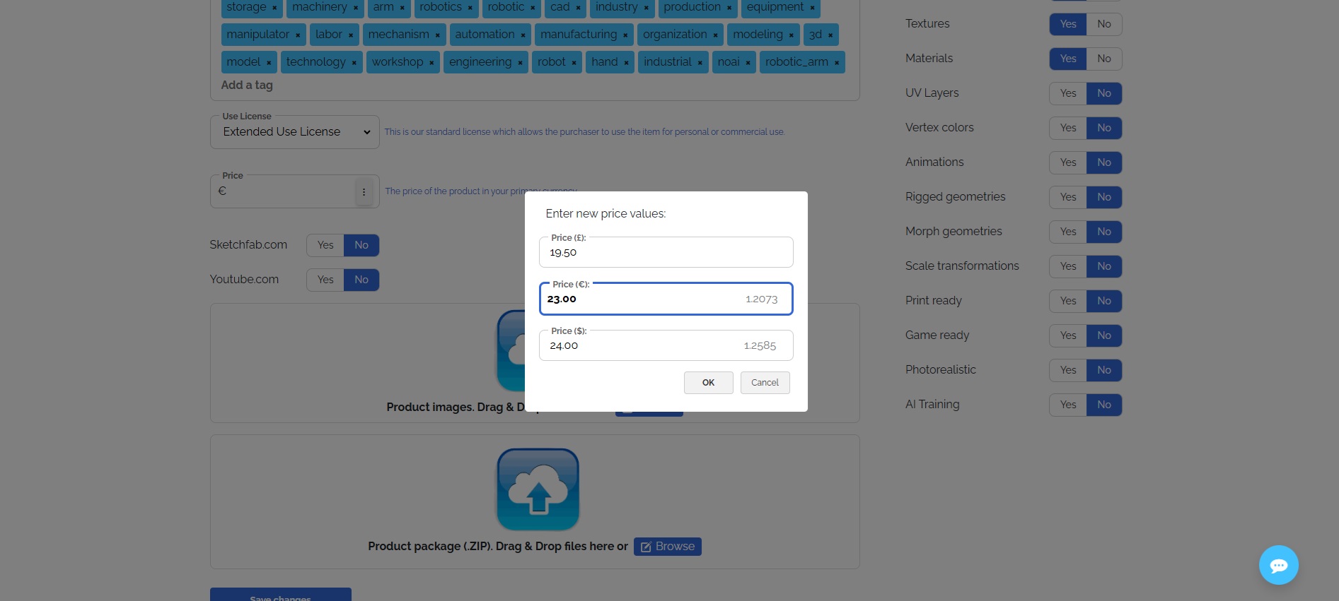 Registration example