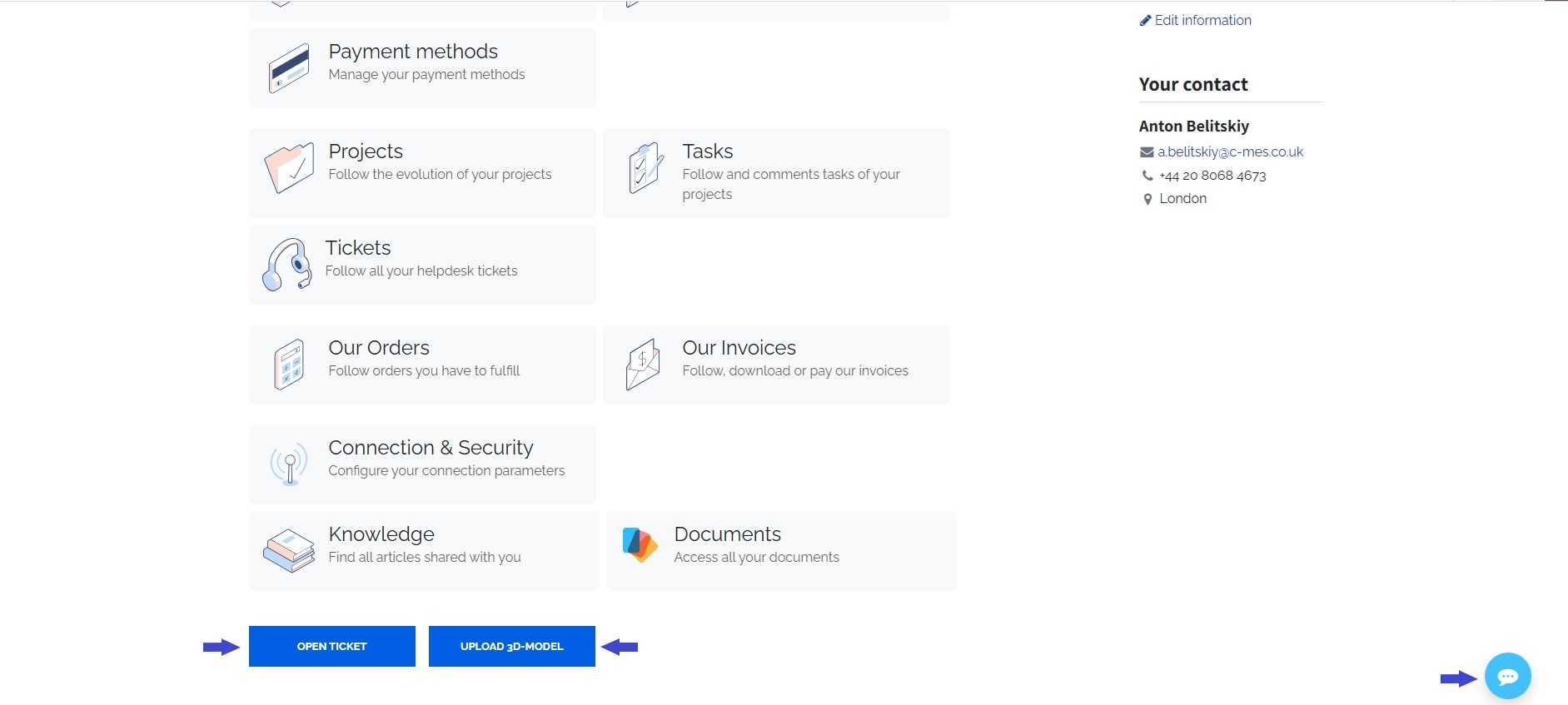 Registration example