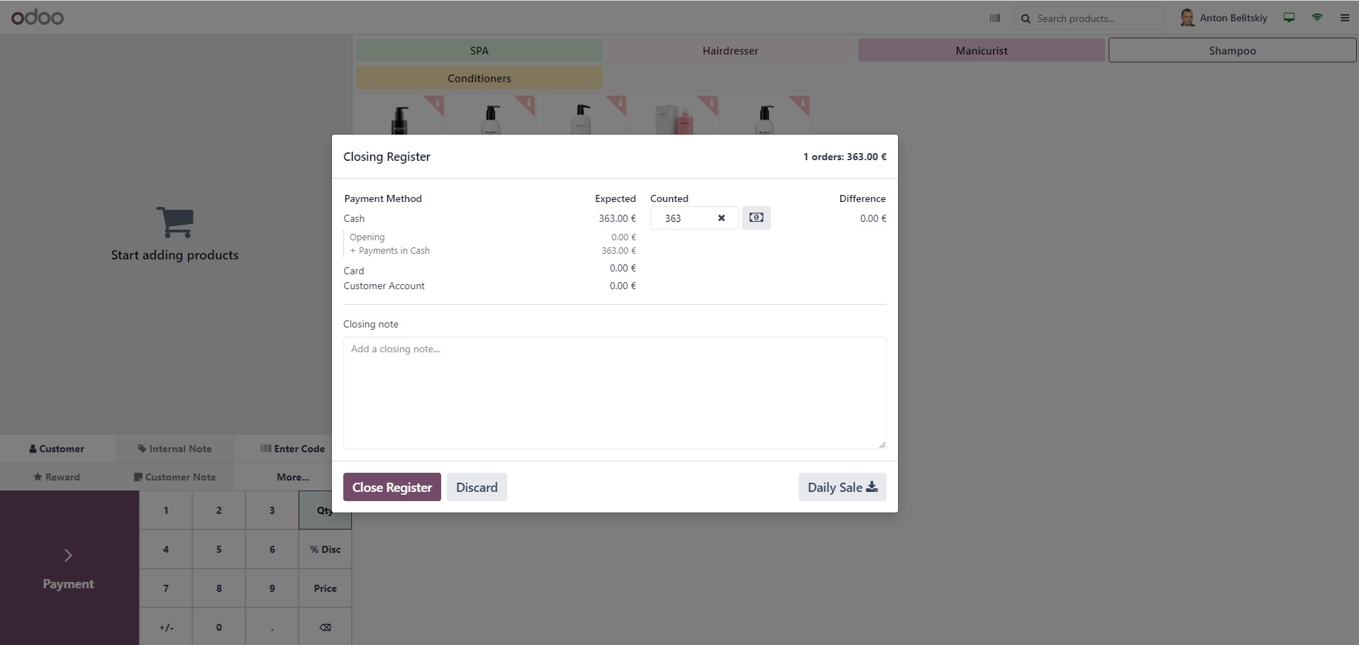 PoS. PoS. Closing of the session