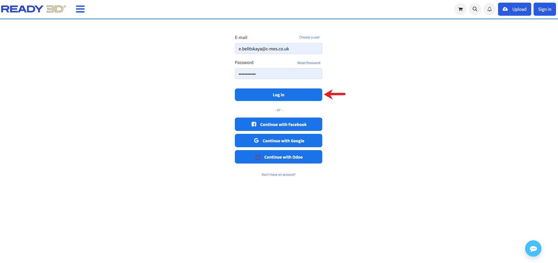 Registration example