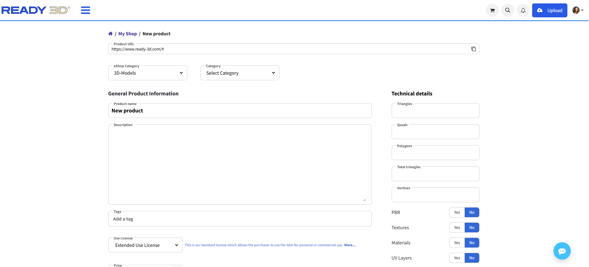 Registration example