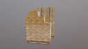 Pallets and box 400X300X300