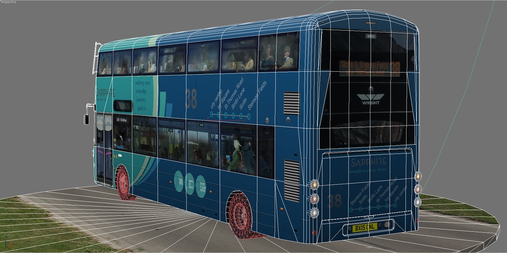 Wrightbus Streetdeck Sapphire livery