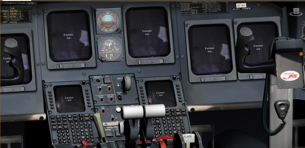 CRJ 200 Virtual cockpit