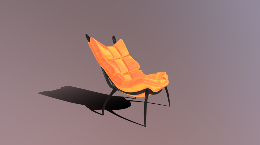 Exclusive designer armchair