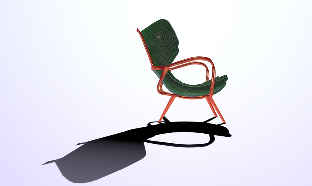 Exclusive designer armchair