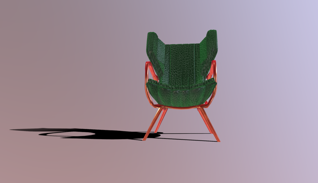 Exclusive designer armchair
