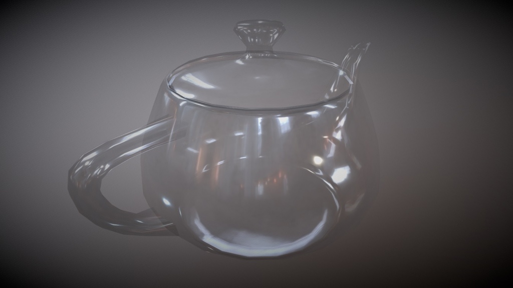 Glass teapot