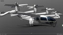 Archer Midnight EVTOL low poly