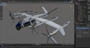 Archer Midnight EVTOL low poly