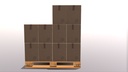 Pallet with boxes