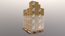 Pallet with boxes 400X300X300