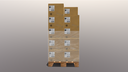Pallet with boxes 400X300X300