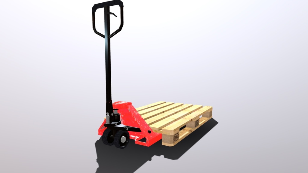 Pallet with loader