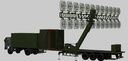 Mobile VHF-band radar AMBER-1800