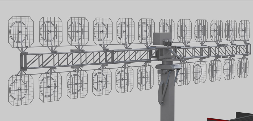 Mobile VHF-band radar AMBER-1800