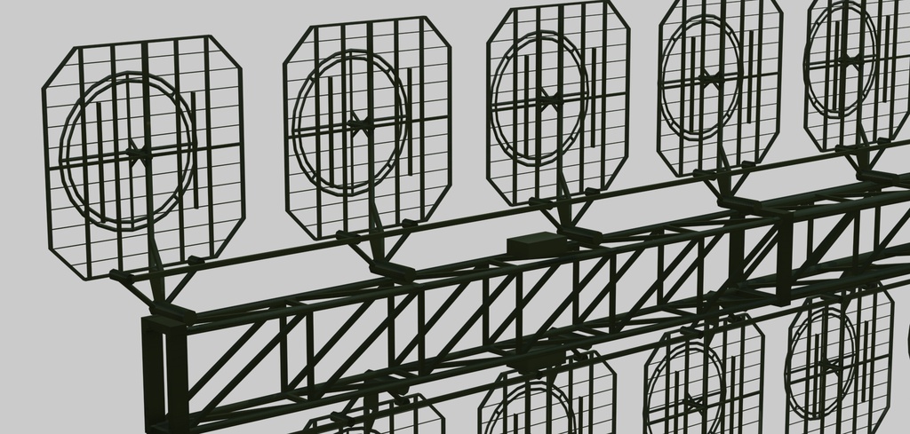 Mobile VHF-band radar AMBER-1800