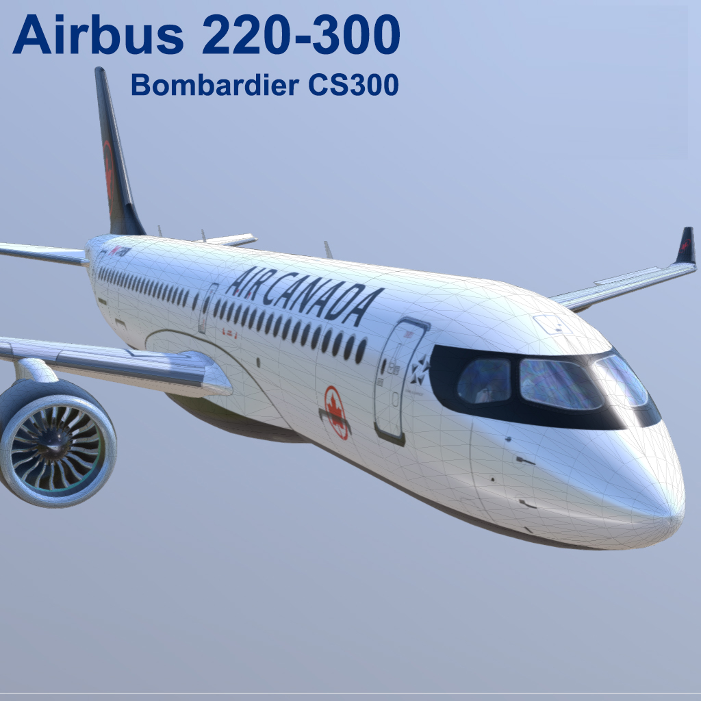 CS 300 Airbus A220 300 Air Canada livery