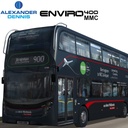 Alexander Dennis Enviro 400 MMC West Midlands Express Low-poly 3D model