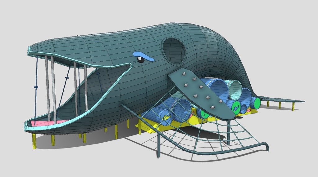 Whale child playground