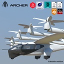 Archer Midnight EVTOL Extended version