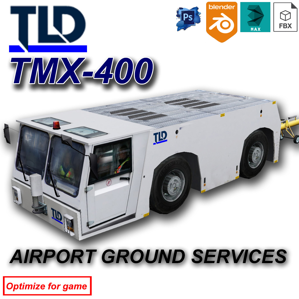 TLD TMX 400 Push-Back Aircraft Tractor