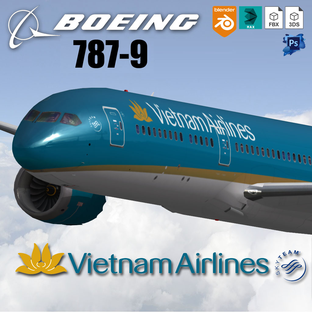 Boeing 787-9 Vietnam airlines livery