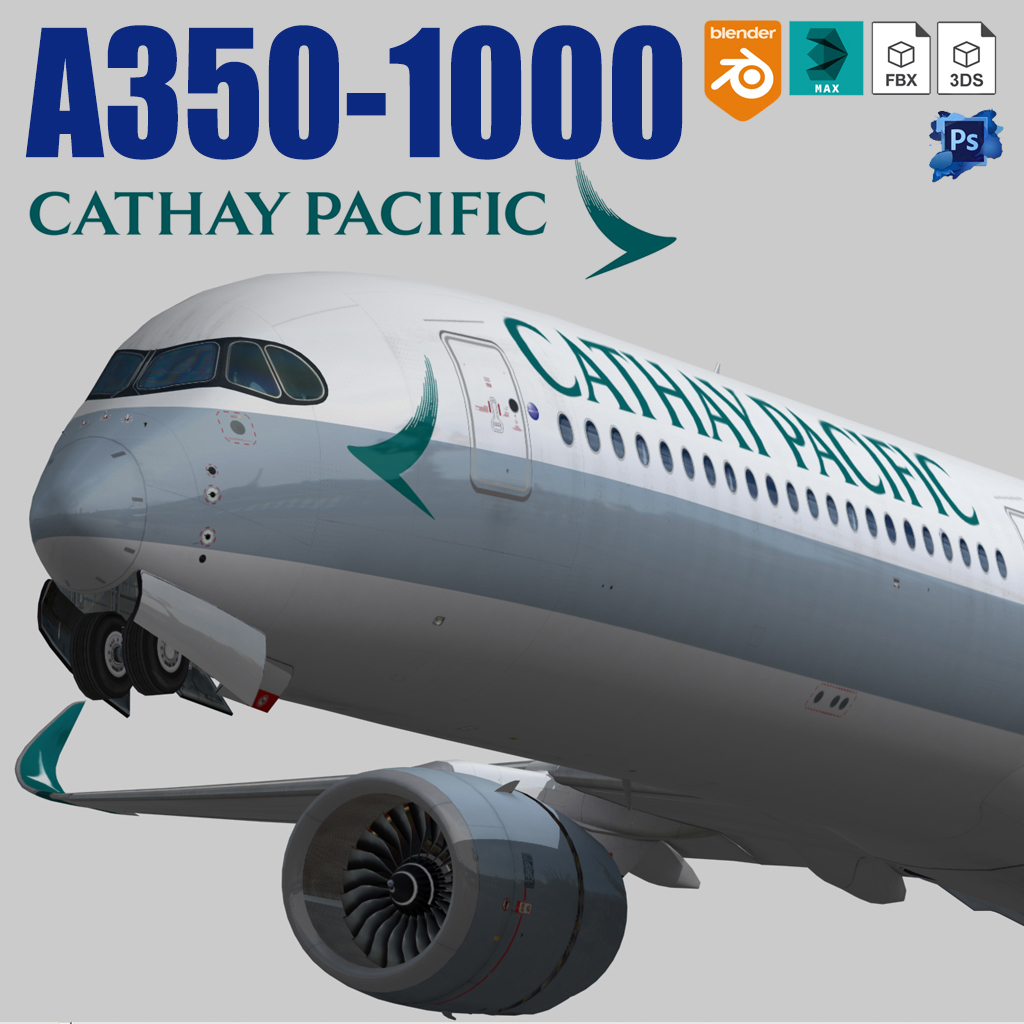Airbus A350-1000 Cathay Pacific Livery