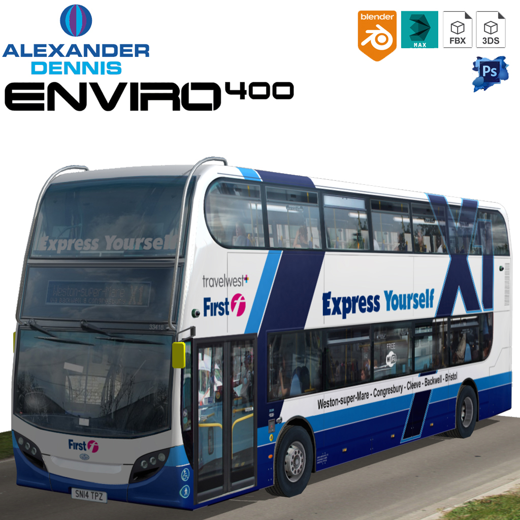 Alexander Dennis Enviro 400 First Express
