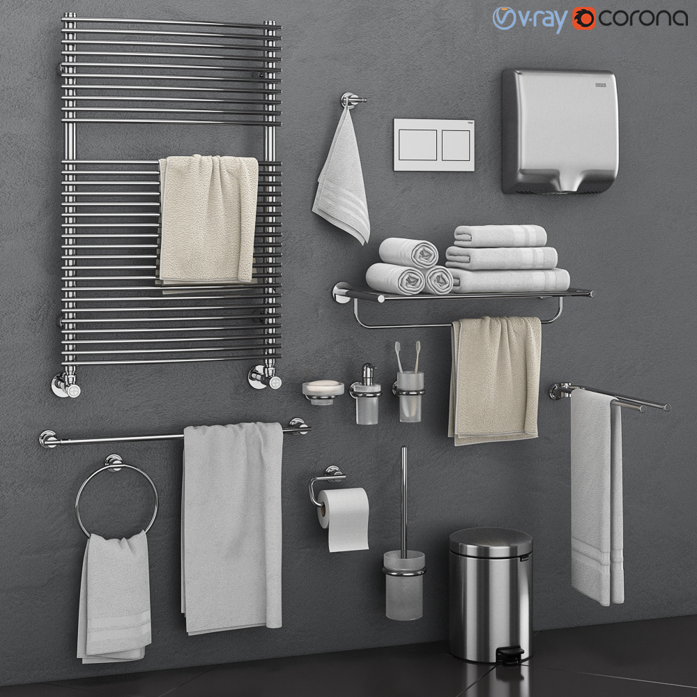 Bathroom accessories Grohe Atrio set 67 1