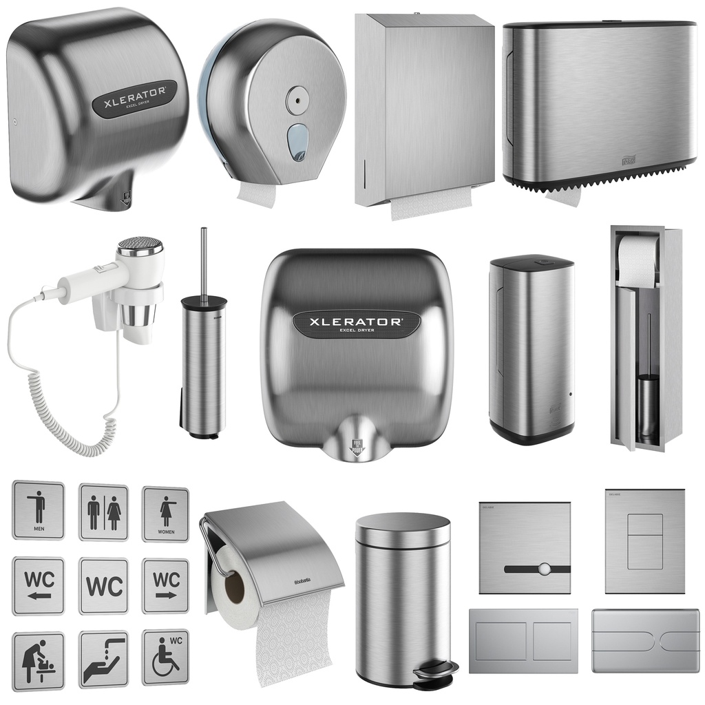 Public toilet accessories set 151