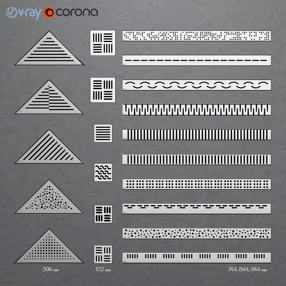 Shower channels, drainage ladders Alca Plast
