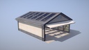 Airfield Hangar 12m Vr2 DARK
