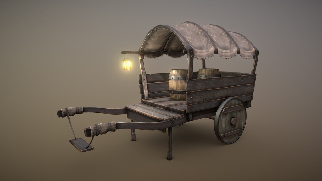 Medieval_Village_Fantasy_Cart