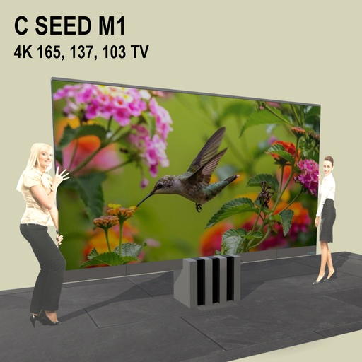 C SEED M1 4K 165, 137, 103 TV 3D model