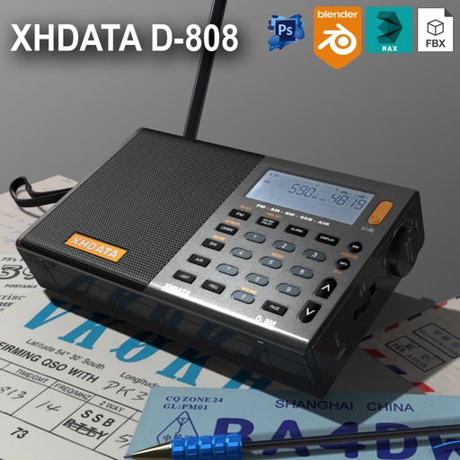 XHDATA D-808 Multi Band Portable Radio