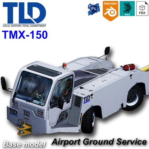 TLD TMX-150 Push back apron tractor