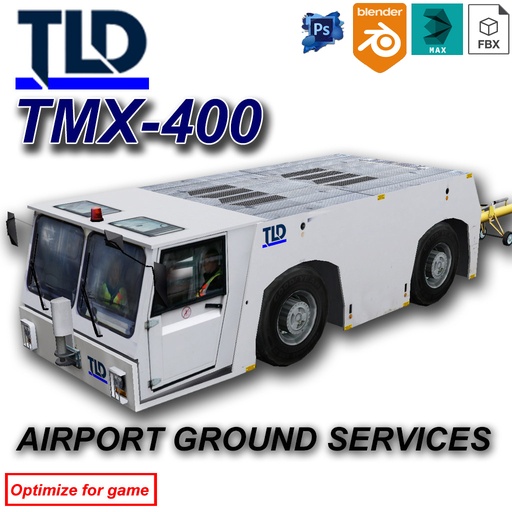 TLD TMX 400 Push-Back Aircraft Tractor