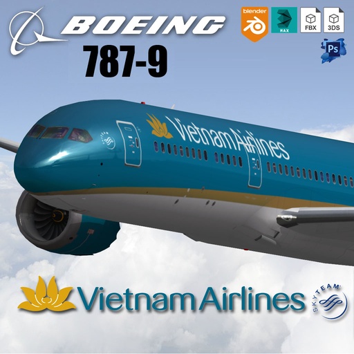 Boeing 787-9 Vietnam airlines livery