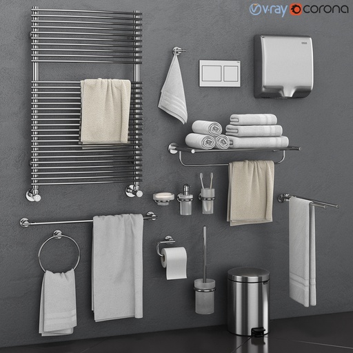 Bathroom accessories Grohe Atrio set 67 1