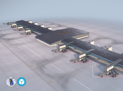 Airport Terminal Satellite4 LFPG