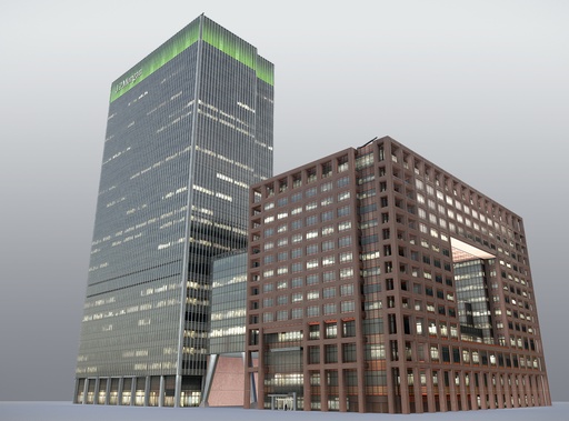 London 25Bank Street JPMorgan Skyscraper