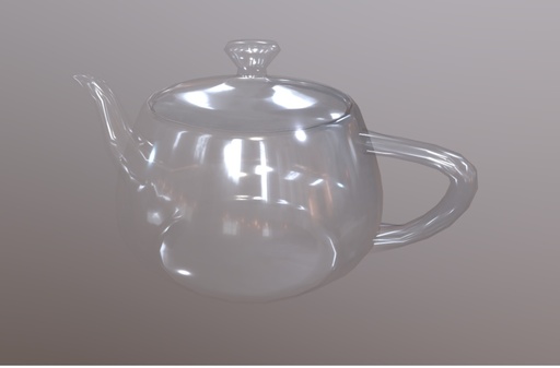 Glass teapot